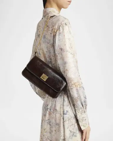 Golden Goose Gioia Shiny Wavy Leather Shoulder Bag | Thumbnail 2