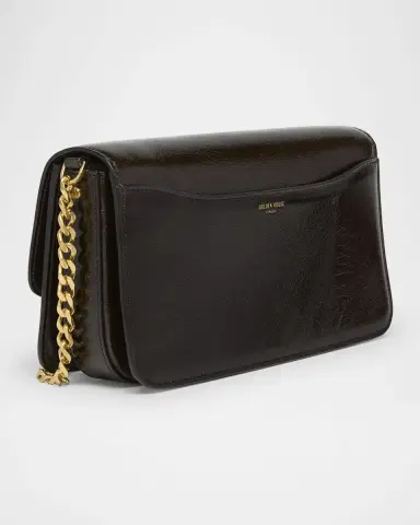 Golden Goose Gioia Shiny Wavy Leather Shoulder Bag | Thumbnail 3