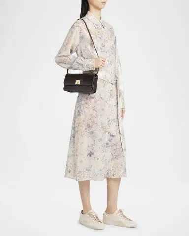 Golden Goose Gioia Shiny Wavy Leather Shoulder Bag | Thumbnail 5