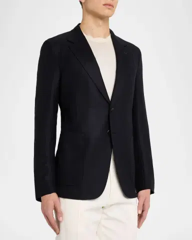 Zegna Men's 15milmil15 Wool Two-Button Sport Coat | Thumbnail 4 Zegna Men's 15milmil15 Wool Two-Button Sport Coat | Thumbnail 4