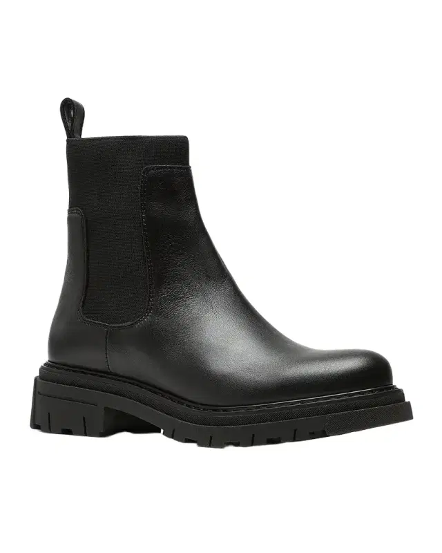La Canadienne Darren Leather Extended-Elastic Chelsea Boots