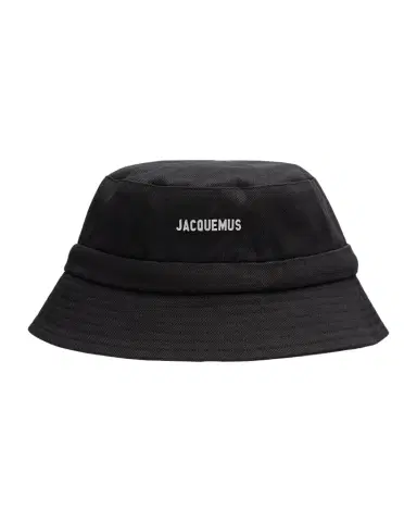 Jacquemus Men's Gadjo Knotted Cotton Bucket Hat | Thumbnail 1 Jacquemus Men's Gadjo Knotted Cotton Bucket Hat | Thumbnail 1