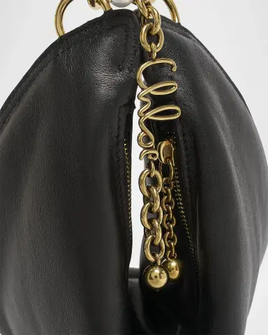 Chloé Icons Half Moon Shoulder Bag in Lambskin | Thumbnail 6 Chloé Icons Half Moon Shoulder Bag in Lambskin | Thumbnail 6