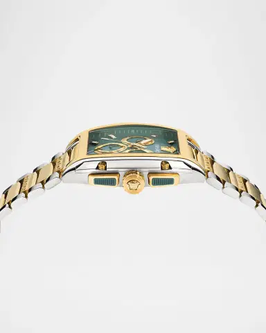 Versace Dominus 42x50mm Two Tone Chronograph Watch | Thumbnail 3