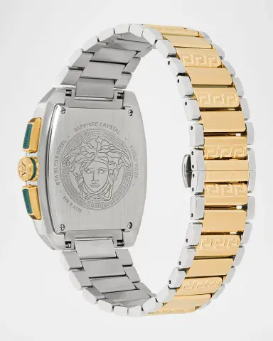 Versace Dominus 42x50mm Two Tone Chronograph Watch | Thumbnail 4