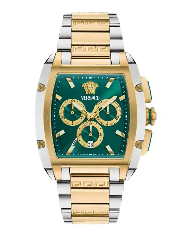 Versace Dominus 42x50mm Two Tone Chronograph Watch | Thumbnail 1