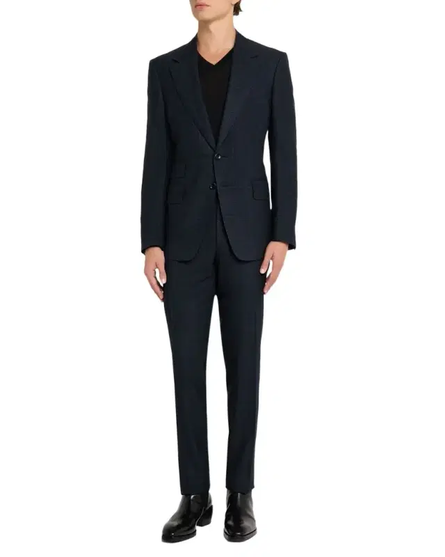Men 's Shelton Check Hopsack Suit