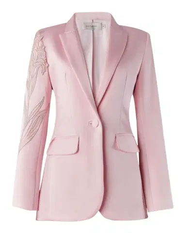 Silvia Tcherassi Rebeca Lace Single-Breasted Jacket | Thumbnail 1