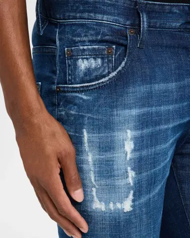 Dsquared2 Men's Slim Distressed Skater Jeans | Thumbnail 5 Dsquared2 Men's Slim Distressed Skater Jeans | Thumbnail 5