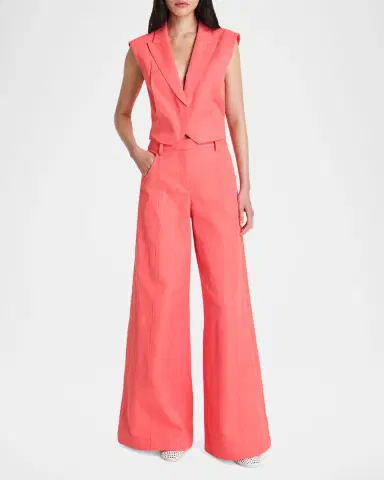 TWP Katie Cotton-Linen Vest | Thumbnail 2 TWP Katie Cotton-Linen Vest | Thumbnail 2
