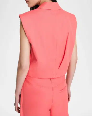TWP Katie Cotton-Linen Vest | Thumbnail 3 TWP Katie Cotton-Linen Vest | Thumbnail 3
