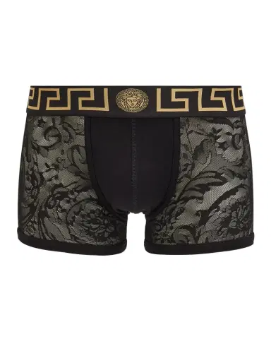 Versace Men's Baroque Mesh Jacquard Boxer Briefs | Thumbnail 1