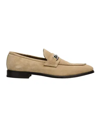 Ferragamo Men's Bentley Gancini Bit Suede Moccasins | Thumbnail 1 Ferragamo Men's Bentley Gancini Bit Suede Moccasins | Thumbnail 1
