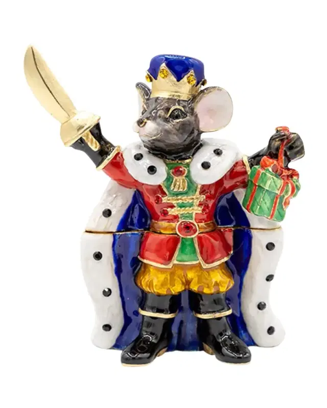 Jay Strongwater Mouse King 2025 Annual Holiday Mini Box