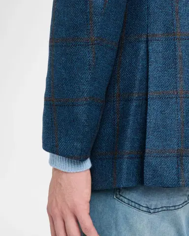 Kiton Men's Soft Cashmere Plaid Sport Coat | Thumbnail 8 Kiton Men's Soft Cashmere Plaid Sport Coat | Thumbnail 8