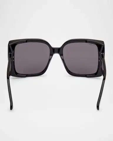 Max Mara Hinge Acetate Square Sunglasses | Thumbnail 5 Max Mara Hinge Acetate Square Sunglasses | Thumbnail 5