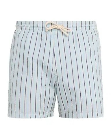 Loro Piana Men 's Daneu Stripe Swim Shorts | Thumbnail 1