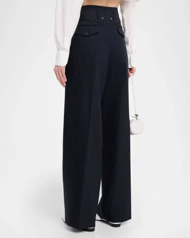 Golden Goose Journey Pinstripe Wool Pants | Thumbnail 3 Golden Goose Journey Pinstripe Wool Pants | Thumbnail 3