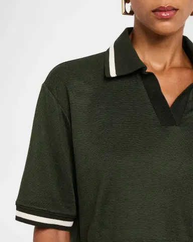 Golden Goose Journey Cropped Polo | Thumbnail 5 Golden Goose Journey Cropped Polo | Thumbnail 5