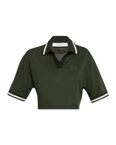 Golden Goose Journey Cropped Polo | Thumbnail 1 Golden Goose Journey Cropped Polo | Thumbnail 1
