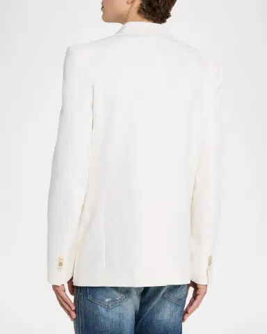 Dsquared2 Men 's 70s Glam Stud-Trim Blazer | Thumbnail 3 Dsquared2 Men 's 70s Glam Stud-Trim Blazer | Thumbnail 3