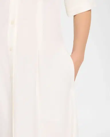 SIMKHAI Claudine Linen-Blend Midi Shirtdress | Thumbnail 5 SIMKHAI Claudine Linen-Blend Midi Shirtdress | Thumbnail 5