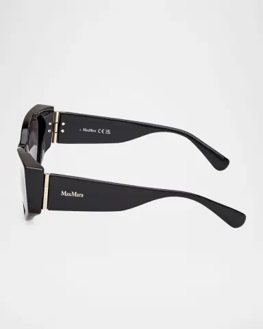 Max Mara Hinge-1 Acetate Cat-Eye Sunglasses | Thumbnail 4 Max Mara Hinge-1 Acetate Cat-Eye Sunglasses | Thumbnail 4