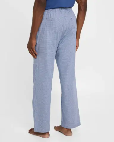 Derek Rose Men's Barker Micro Houndstooth Cotton Lounge Pants | Thumbnail 3 Derek Rose Men's Barker Micro Houndstooth Cotton Lounge Pants | Thumbnail 3
