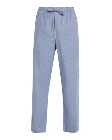 Derek Rose Men's Barker Micro Houndstooth Cotton Lounge Pants | Thumbnail 1 Derek Rose Men's Barker Micro Houndstooth Cotton Lounge Pants | Thumbnail 1