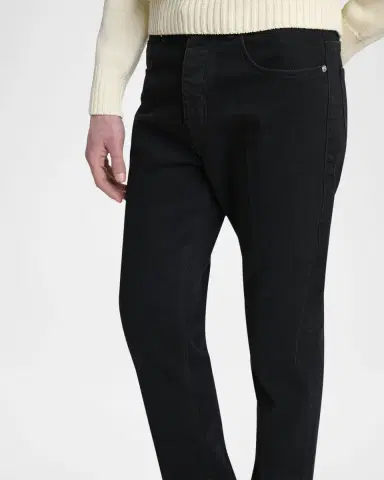 Givenchy Men's Straight-Fit Black Denim Jeans | Thumbnail 5