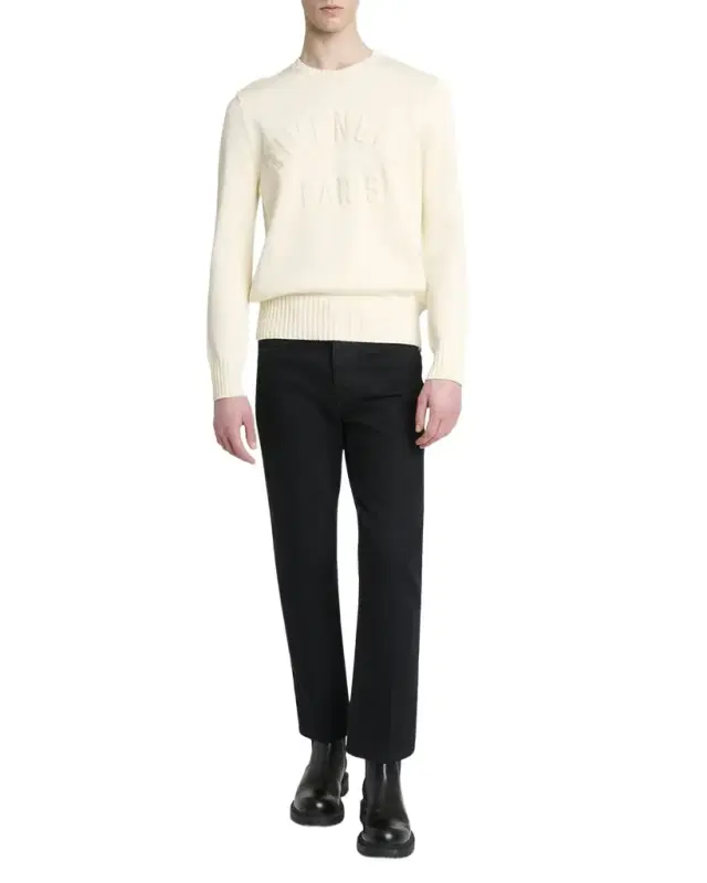 Men 's Straight-Fit Black Denim Jeans