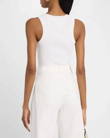 Good Work by Argent x Citizens of Humanity Isabel Crewneck Rib Knit Tank | Thumbnail 3