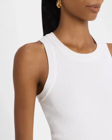 Good Work by Argent x Citizens of Humanity Isabel Crewneck Rib Knit Tank | Thumbnail 5