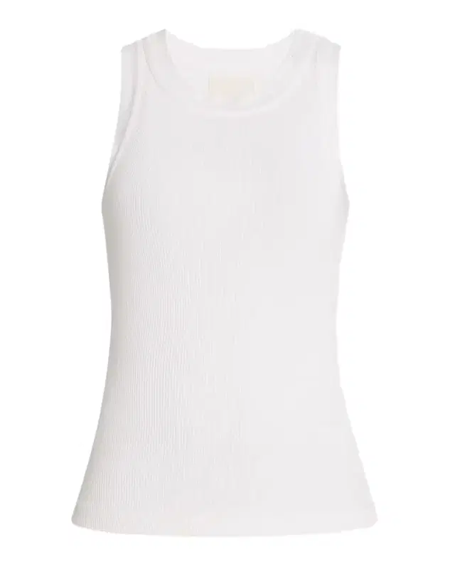Good Work by Argent x Citizens of Humanity Isabel Crewneck Rib Knit Tank