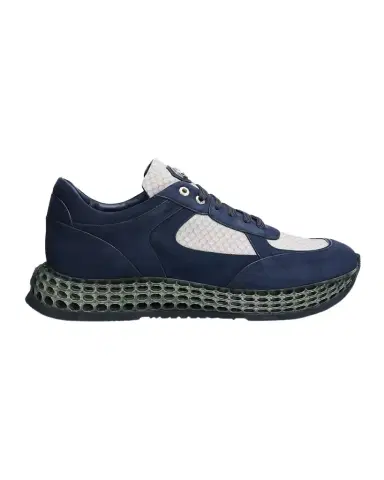 Stefano Ricci Men's Suede & Technical Fabric Sneakers | Thumbnail 1 Stefano Ricci Men's Suede & Technical Fabric Sneakers | Thumbnail 1