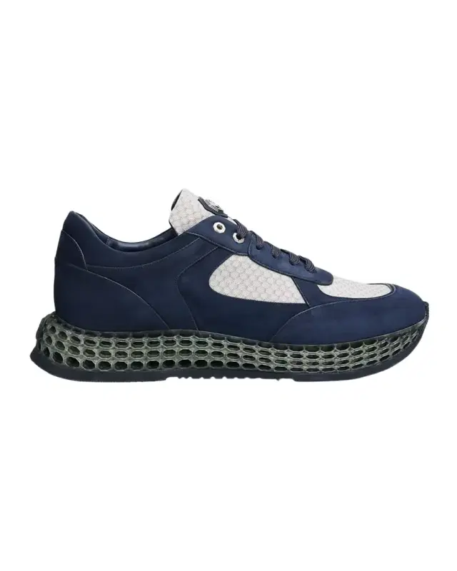 Men 's Suede & Technical Fabric Sneakers Men 's Suede & Technical Fabric Sneakers