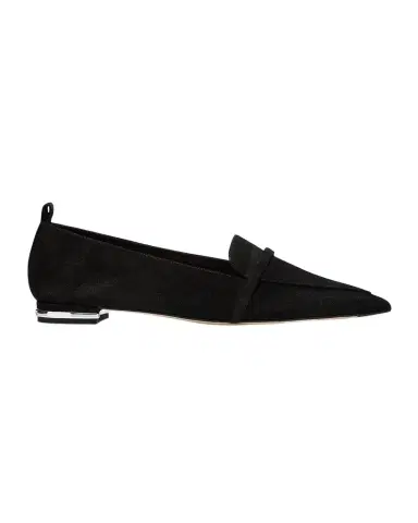 Malone Souliers Dora Suede Pointed-Toe Loafers | Thumbnail 1