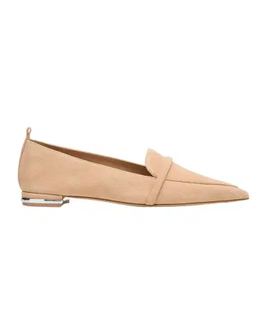 Malone Souliers Dora Suede Pointed-Toe Loafers | Thumbnail 1