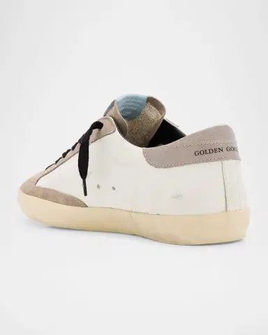 Golden Goose Men's Super-Star Leather and Suede Low-Top Sneakers | Thumbnail 2