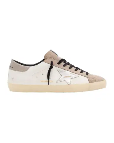Golden Goose Men's Super-Star Leather and Suede Low-Top Sneakers | Thumbnail 1