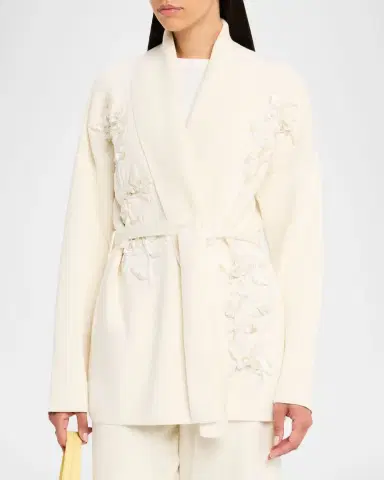 Golden Goose Journey Embellished Belted Cardigan | Thumbnail 4 Golden Goose Journey Embellished Belted Cardigan | Thumbnail 4