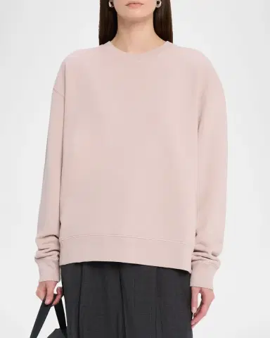 Golden Goose Reverse Logo Cotton Crewneck Sweatshirt | Thumbnail 4 Golden Goose Reverse Logo Cotton Crewneck Sweatshirt | Thumbnail 4