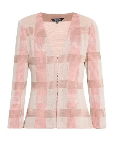 Misook Tailored Plaid Knit Jacket | Thumbnail 1 Misook Tailored Plaid Knit Jacket | Thumbnail 1