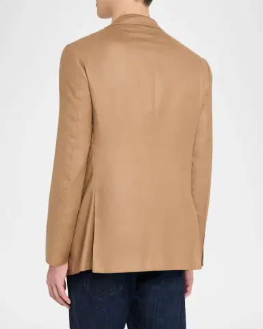 Kiton Men's Soft Cashmere Single-Breasted Blazer | Thumbnail 3 Kiton Men's Soft Cashmere Single-Breasted Blazer | Thumbnail 3