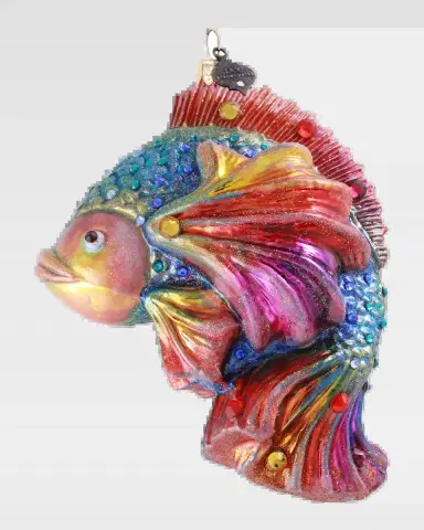 Jay Strongwater Coastal Fish Christmas Ornament | Thumbnail 2