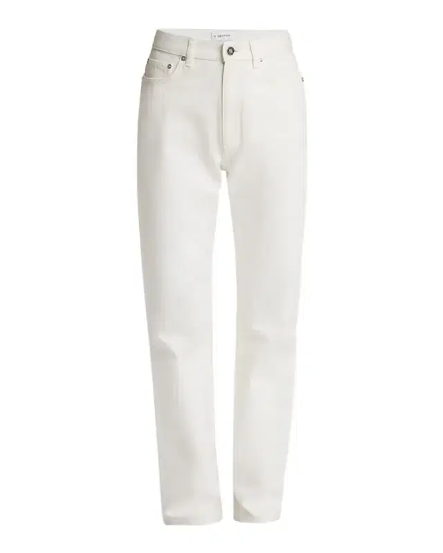 Straight-Leg Denim Pants