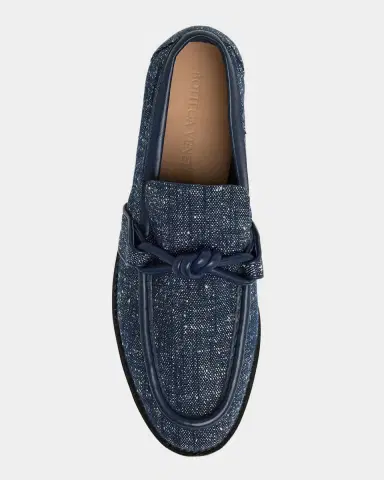 Bottega Veneta Astaire Denim Boucle Knot Loafers | Thumbnail 6 Bottega Veneta Astaire Denim Boucle Knot Loafers | Thumbnail 6
