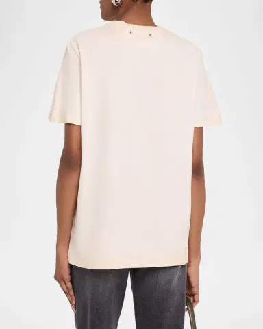 Golden Goose Journey Floral Print Crewneck T-Shirt | Thumbnail 3 Golden Goose Journey Floral Print Crewneck T-Shirt | Thumbnail 3