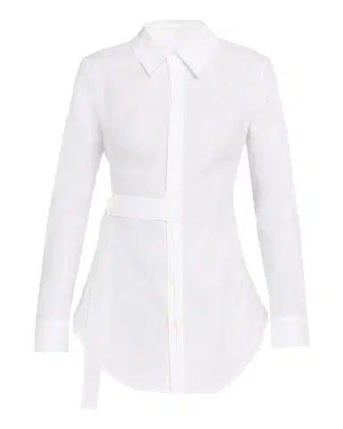 Jean Paul Gaultier Waist-Strap Cotton Button-Down Shirt | Thumbnail 1