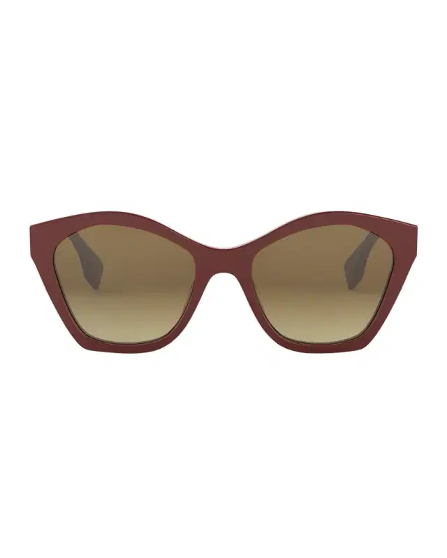 Lettering Square Acetate Sunglasses